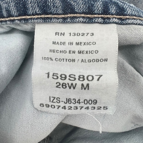 Riders By Lee Frayed Hem Jean Shorts Size 26 Wide Women's - Picture 2 of 6